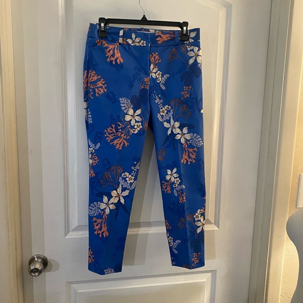 NWOT Liz Claiborne Emma Tropical Ankle Pants Sz 2P